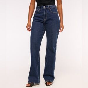 Abercrombie & Fitch Dark Blue Flare Jeans
